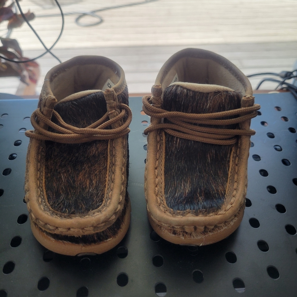 Twisted X cowhide toddler shoe